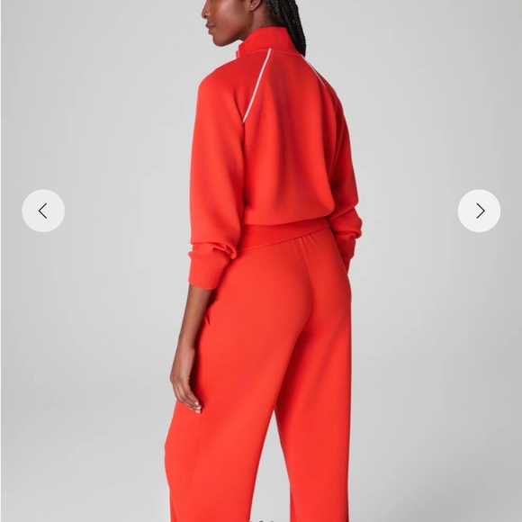 Spanx AirEssentials "Poppy" Pique Track Jacket - EXTRA SMALL (XS) - Picture 4 of 4